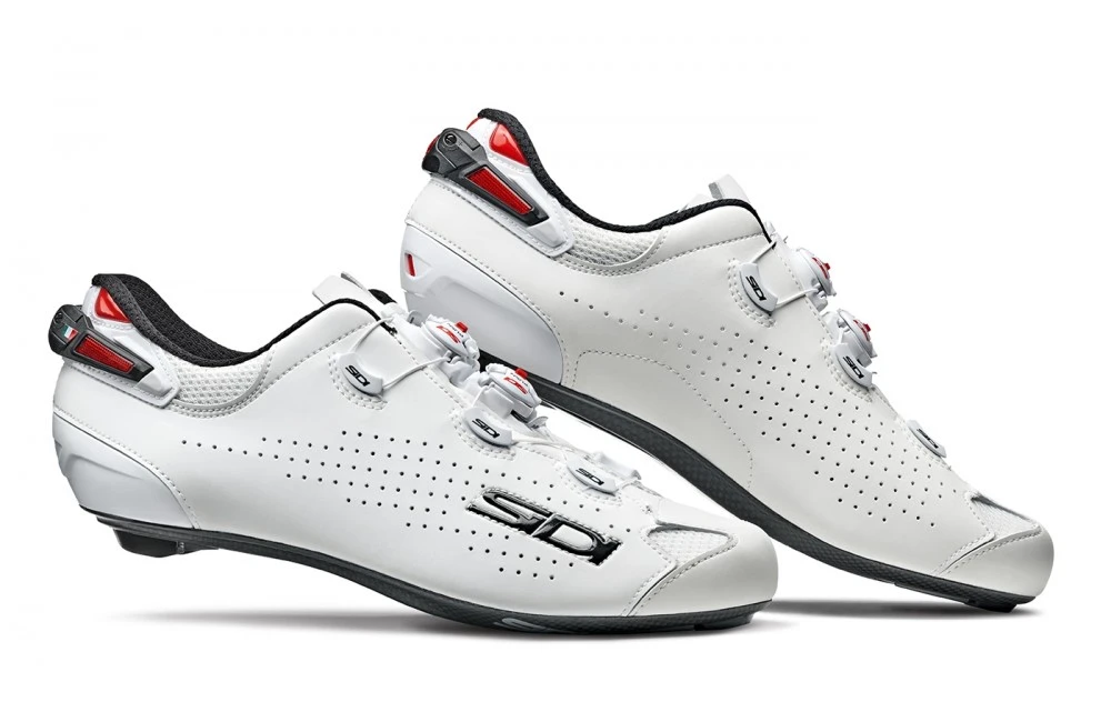 Chaussures Vélo Route SIDI SHOT 2 Carbon Blanc 3 Chaussures Vélo Route SIDI SHOT 2 Carbon Blanc
