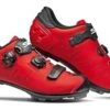 Chaussures VTT SIDI Dragon 5 SRS Carbone Rouge Mat Noir -Shimano Boutique chaussures vtt sidi dragon 5 srs carbone rouge mat noir 2021