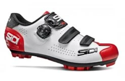 Chaussures VTT SIDI TRACE 2 Blanc Noir Rouge